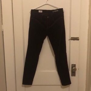 Dark Burgundy Corduroy Jeggings